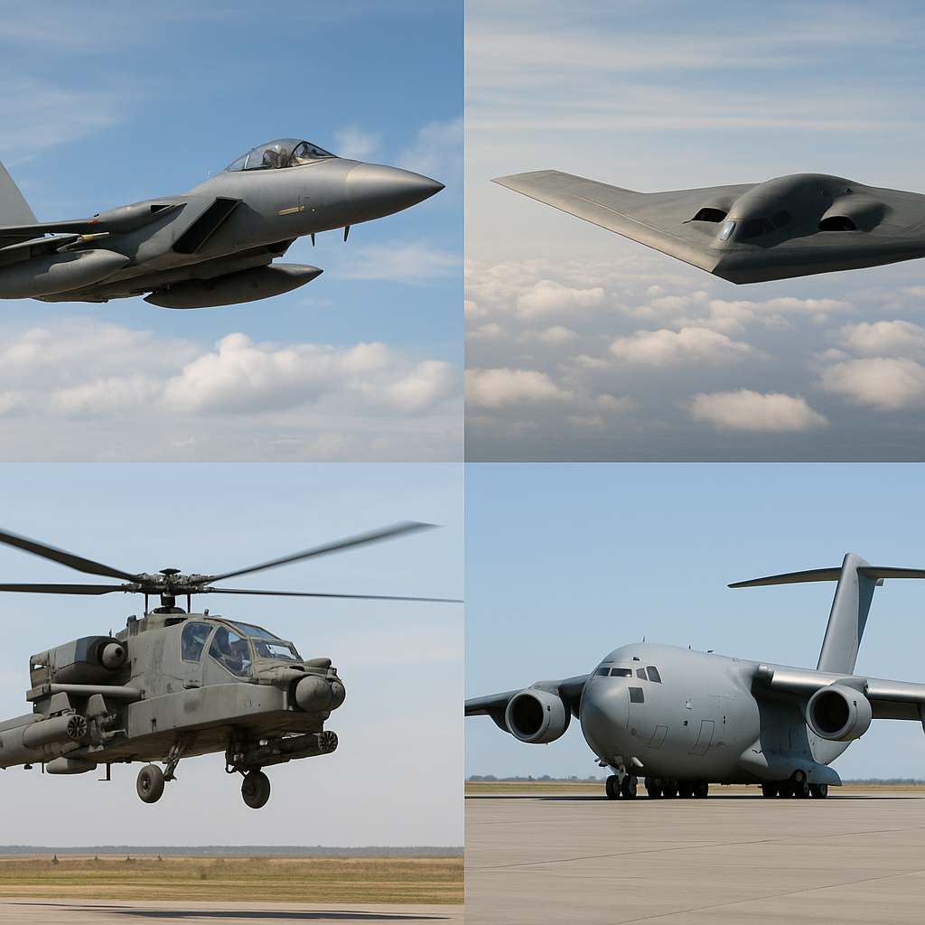 Rodzaje samolotów wojskowych – podział