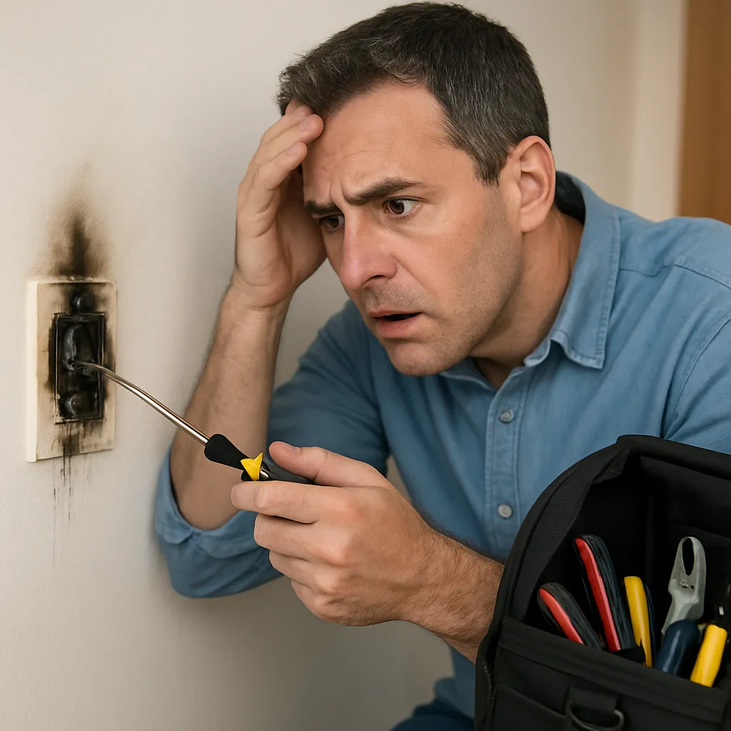 Awaria kontaktu elektrycznego – kiedy naprawiać samemu, a kiedy wezwać fachowca